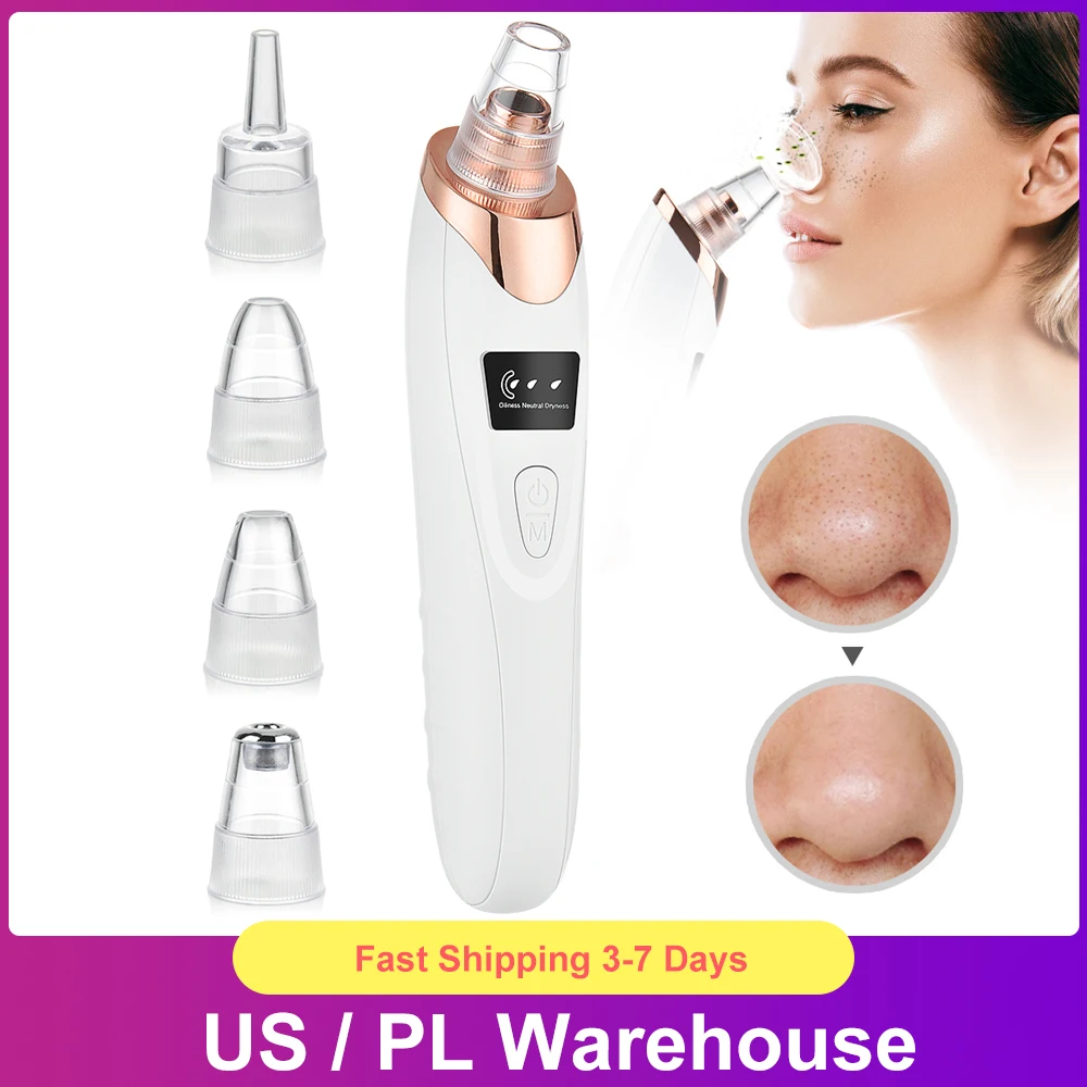 Limpiador al vacío para eliminar espinillas y puntos negros, dispositivo de belleza para el cuidado de la piel, eliminación profunda de acné del poro y granos, succión al vacío