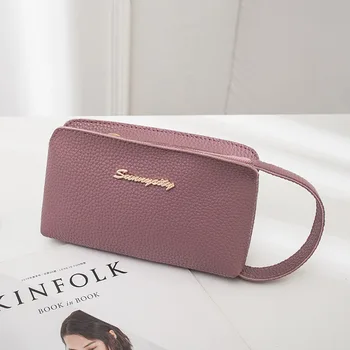 

DOLOVE Women's Bag 2020 New Trendy Small Fresh Wrist Clutch Bag Wild Fashion Mobile Phone Bag Coin Purse Fashion Handbag