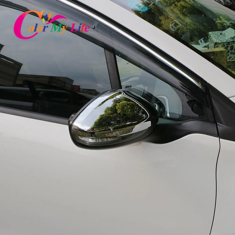 Color My Life 2 шт. Автомобильная крышка зеркала заднего вида для peugeot 308 308s 308 Sw зеркала заднего вида аксессуары