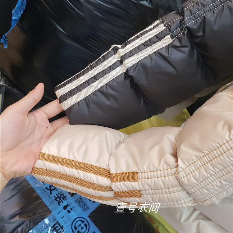 Женское пальто из двух частей с хлопковой подкладкой, зимняя Новинка, куртка в клетку с воротником-стойкой, короткая парка, пальто, теплая зимняя куртка