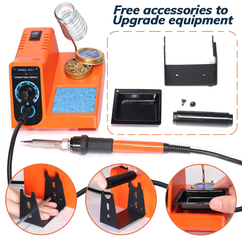 130W Soldering Iron 926LED-III Electric Soldering Iron Min SMD Station DIY Kit 2 Helping Hands