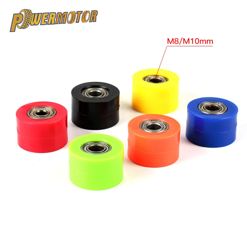 

Drive Chain 8/10mm Pulley Roller Slider Tensioner Wheel Guide For CRF YZF EXC RMZ KLX Enduro Dirt Street Bike Motorcycle