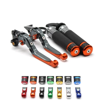 

For SUZUKI SV650/S GSX600F GSX750F KATANA Motorcycle Accessories Folding Brake Clutch Levers & Throttle Handlebar Hand Grips