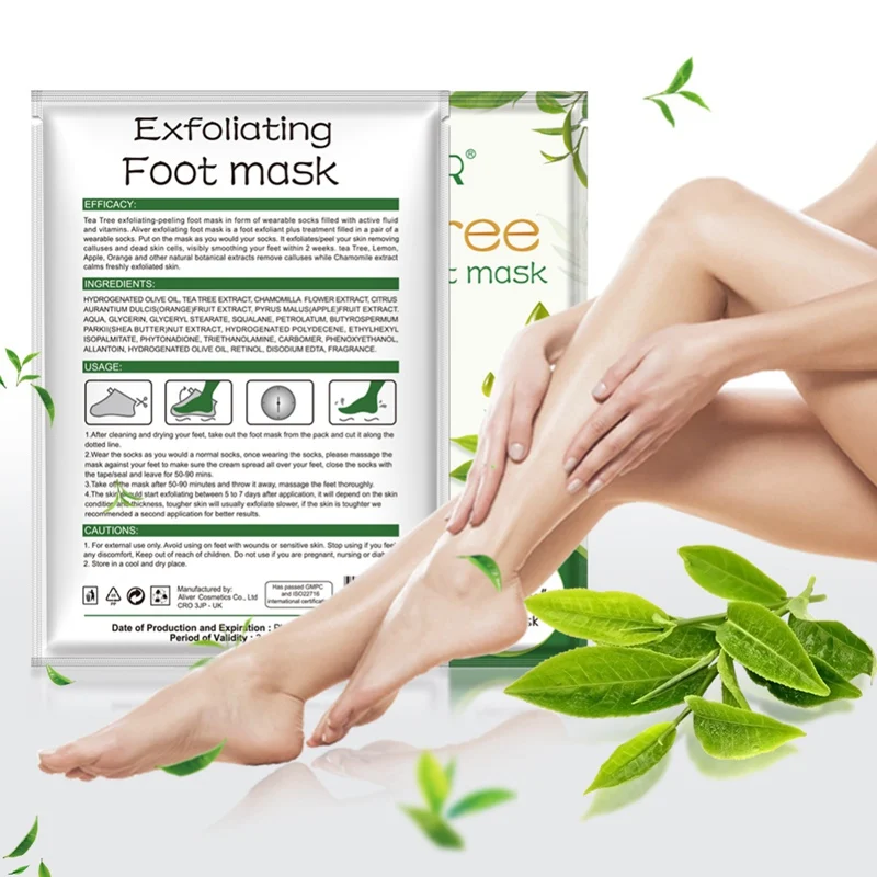 Пилинг, маска для ног, отшелушивающая, стойкая, увлажняющая, уход за ногами, педикюр, удаление омертвевшей и сухой кутикулы кожи