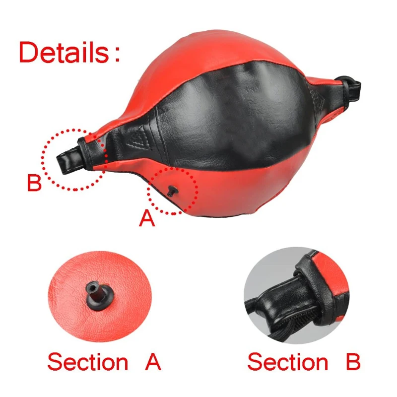 Inflatable Punching Ball Pear Boxing Bag Reflex Speed Balls Muay Thai Punch Box Training Fitness Sport Boxing Speed Ball