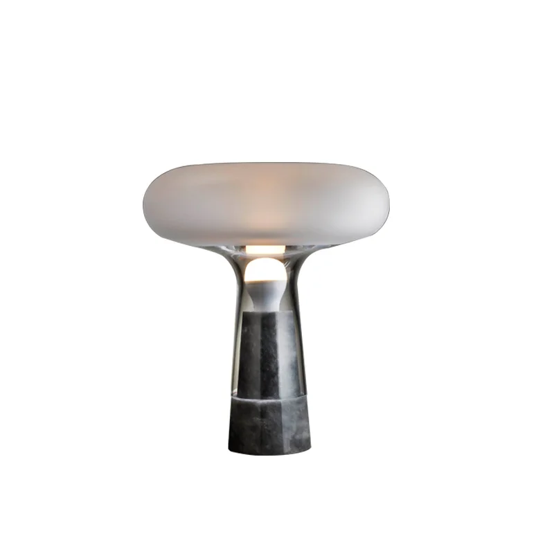 

Nordic Marble Standing Table Lamp Contemporary Personality Designer Living Room Bedroom Glass Reading Desk Lights E27 LED Lamp