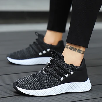 

Male Breathable Comfortable Casual Shoes Fashion Men Canvas Shoes Lace up Wear-resistant Men Sneakers zapatillas deportiva
