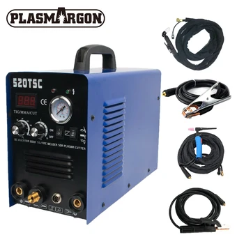 

Plasma Cutter Welder Machine Welding 3 Functions 520TSC TIG/MMA/CUT 110/220V 50A 3 in 1 Air Inverter Plasma Cutt Multi-Function