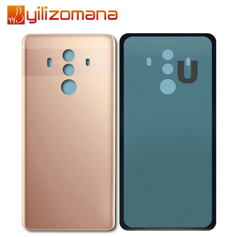 YILIZOMANA HUAWEI mate 10 Pro Стеклянная Крышка батарейного отсека запасная задняя дверь чехол на заднюю крышку чехол 6 дюймов клейкая наклейка