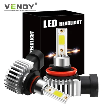 

2pcs H11 9006 HB4 9005 HB3 H4 H7 H8 H9 H1 Car LED Headlight Bulb Fog Light Lamp for mitsubishi lancer outlander asx pajero sport