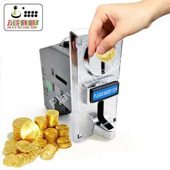 

6 Kinds Different Coins Selector Acceptor for Arcade Video Games Vending Machine Part Support Multi Signal Output