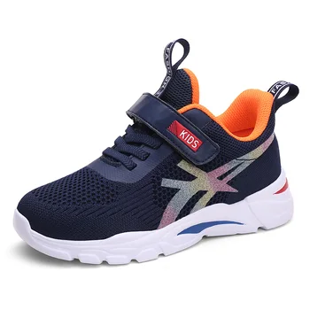 

Sport Kids Sneakers For Children Shoes Boys Casual Shoes Girls Sneakers Running Mesh Breathable TPR Hook&Loop tenis infantil