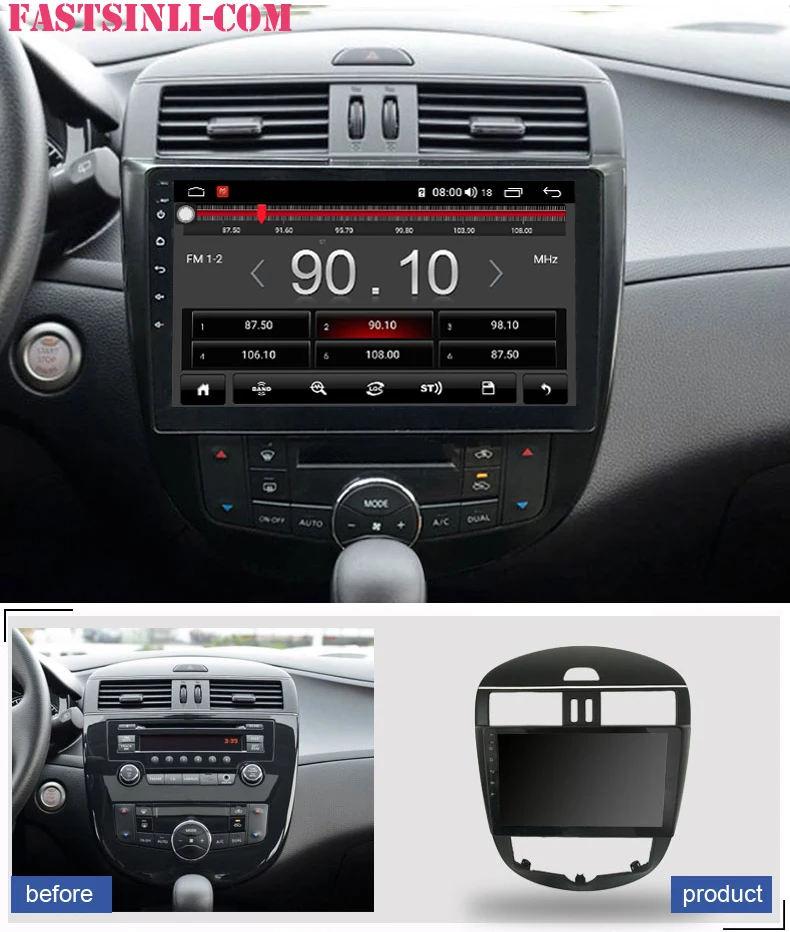 Perfect Android9 Car GPS Navigation For nissan pulsar 2011-2013 multimedia tape radio recorder head unit PAD 4 Perfect Android9 Car GPS Navigation For nissan pulsar 2011-2013 multimedia tape radio recorder head unit PAD 4