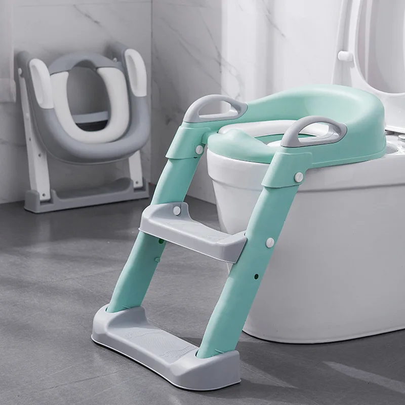Plegable bebé niño niños olla de portátil de los niños baño urinario para niños con paso escalera taburete orinal bebé asiento de entrenamiento para el baño