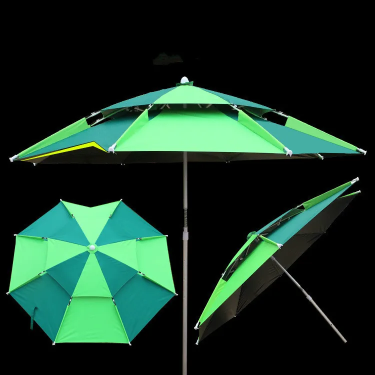 1.8M Outdoor Beach Camping Fishing Umbrella Fold Sun Protection Anti UV Sunshade Waterproof Awning Rain Umbrella  X150G