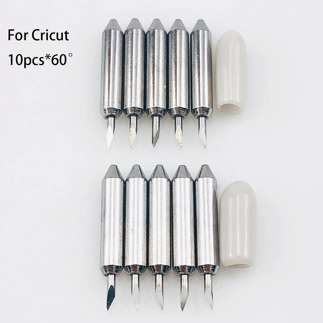 10pcs 60 Degree Dia 3mm Plotter Blades Vinyl Cutter Knife For Cricut