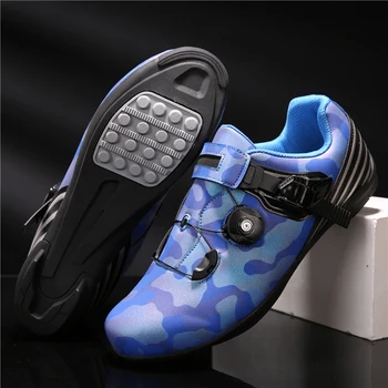 

Camouflage Carbon Cycling Shoes Road Bike Men Racing Professional Athletic Bicycle Shoes Self Lock Cycling Sneakers Size EU36-46