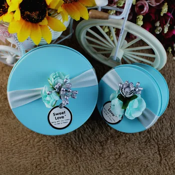 

10pcs/set Wedding Sugar Box European Creative Tin Sugar Box