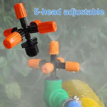 

Garden Spray Nozzle Adjustable Atomization Multifunction Plastic Durable Irrigation Sprinkler Adapter