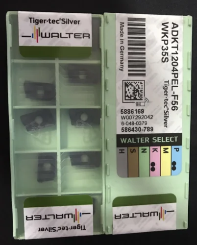 WALTER 10 шт карбидные вставки ADKT1204PEL-F56 WKP35S
