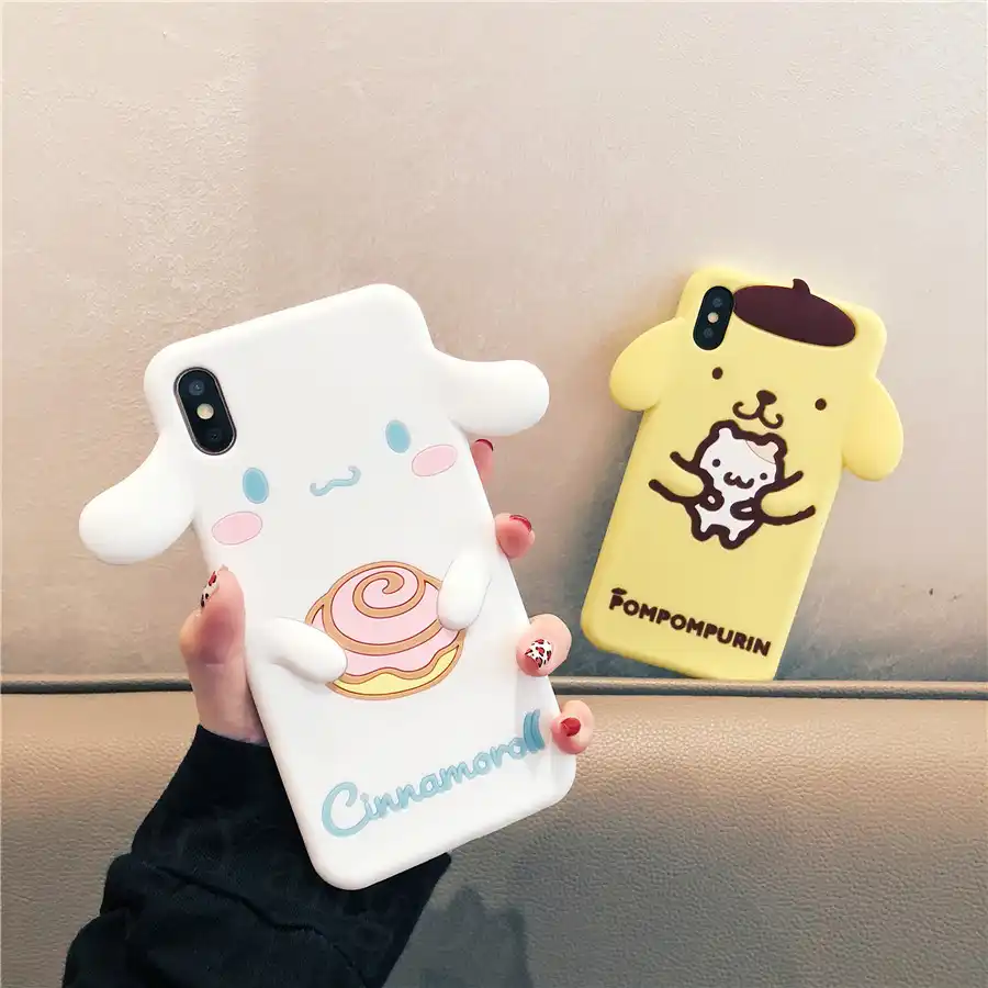 Cute 3d Cartoon My Melody Twin Stars Phone Case For Iphone 6 6s 7 8 Plus X Xr Xs Max Soft Silicone Cover Fundas Coque Capa Case For Iphone Phone Casescase For Iphone 5 Aliexpress