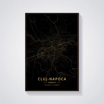 

Bucharest ClujNapoca Romania Poster