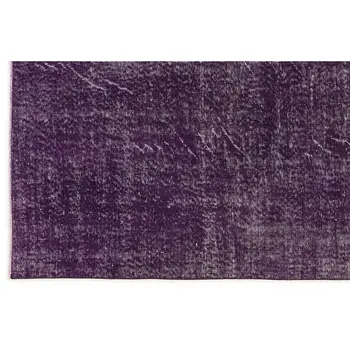 

Handmade Purple Vintage Overdyed Turkish Area Rug 166x283 Cm-5'5''X9'3''