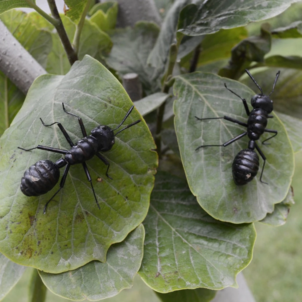 True To Nature Insect Ornament Fridge Magnet Animal Display Outdoor Patio Animal Miniature Garden Ornament Decor Toy Craft Gift