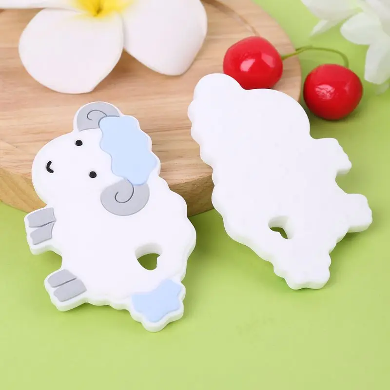 Maternal and Child Supplies New Baby Teether Chew Children Care Appease Molars Infant Little Sheep Shape Silicone Tooth Gel Toys