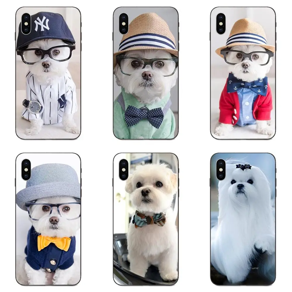 

TPU Phone For Huawei Honor 5A 6A 6C 7A 7C 7X 8 8A 8C 8X 9 9X 10 10i 20 Lite Pro Luxury Cell Awesome I Love My Maltese Dog