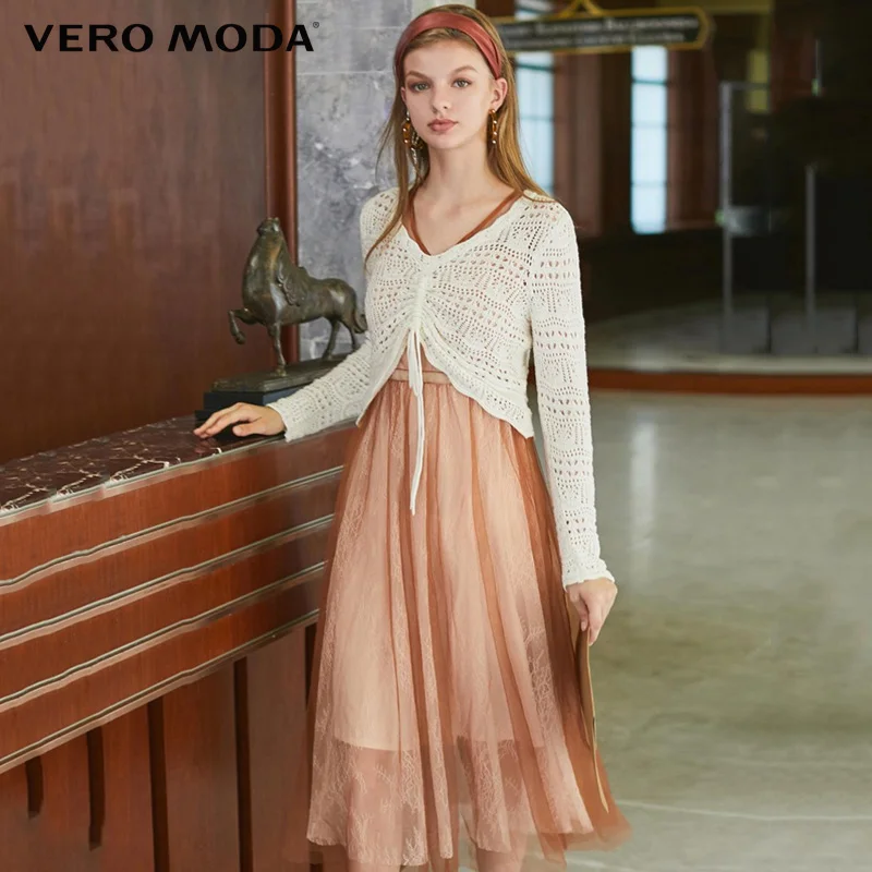 

Vero Moda Women draw string lace Two Pieces long A pendulum dress | 319446520