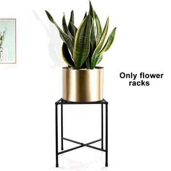 

Iron Art Floor Flower Pot Holder Easy Install Plant Stand Home Decor Indoor Outdoor Detachable Garden Housewarming Living Room