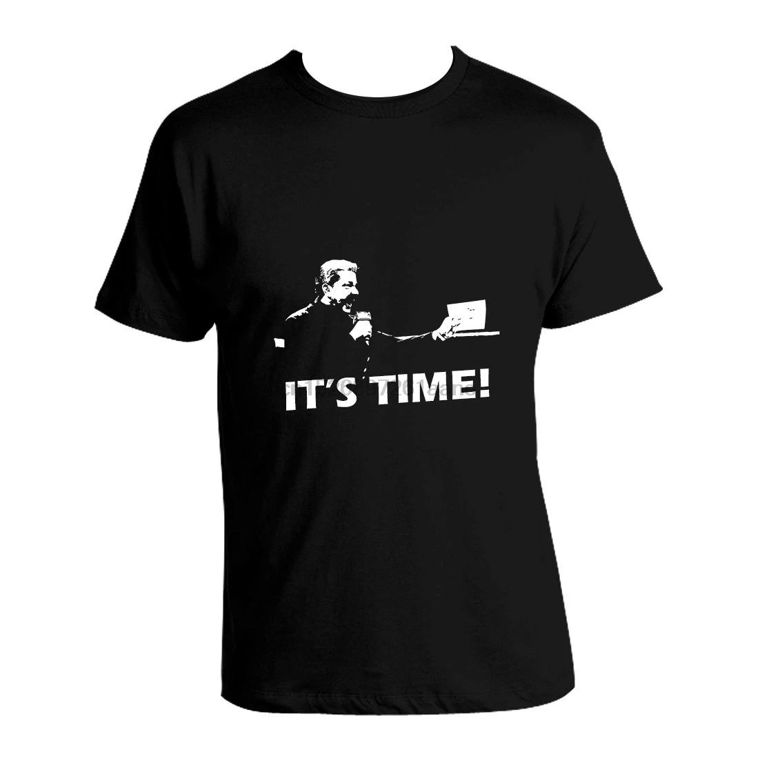 

Bruce Buffer It Time T Shirt Veteran Voice Of The Octagon Fan T-Shirt Tee Tops Streetwear Pride T Shirt Men Free Shipping