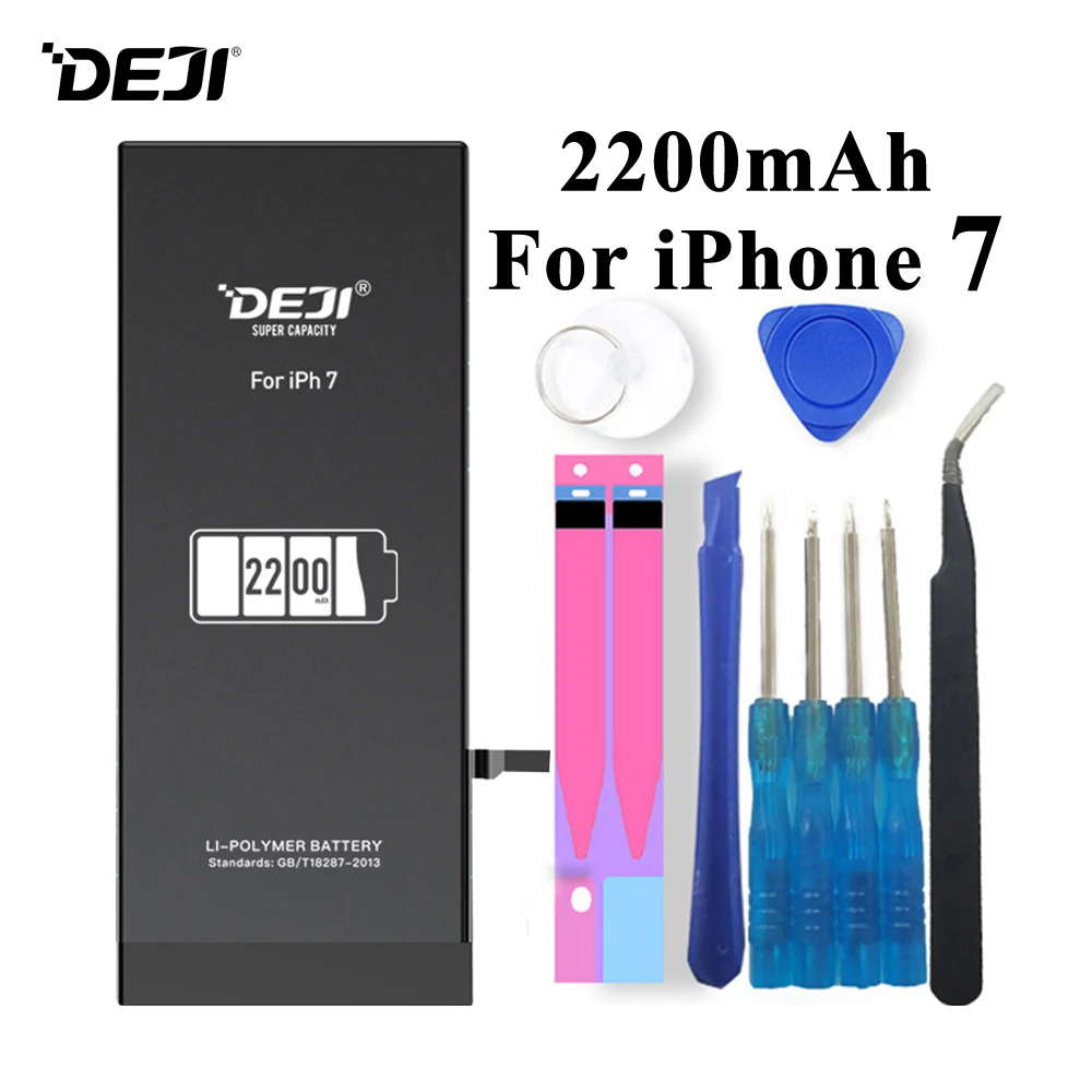 Deji аккумулятор для iPhone SE 7 Plus 7 Plus 7/7P 1800-3410 мАч встроенные литий-полимерные аккумуляторы+ инструменты для Apple iPhone SE 7 Plus батарея