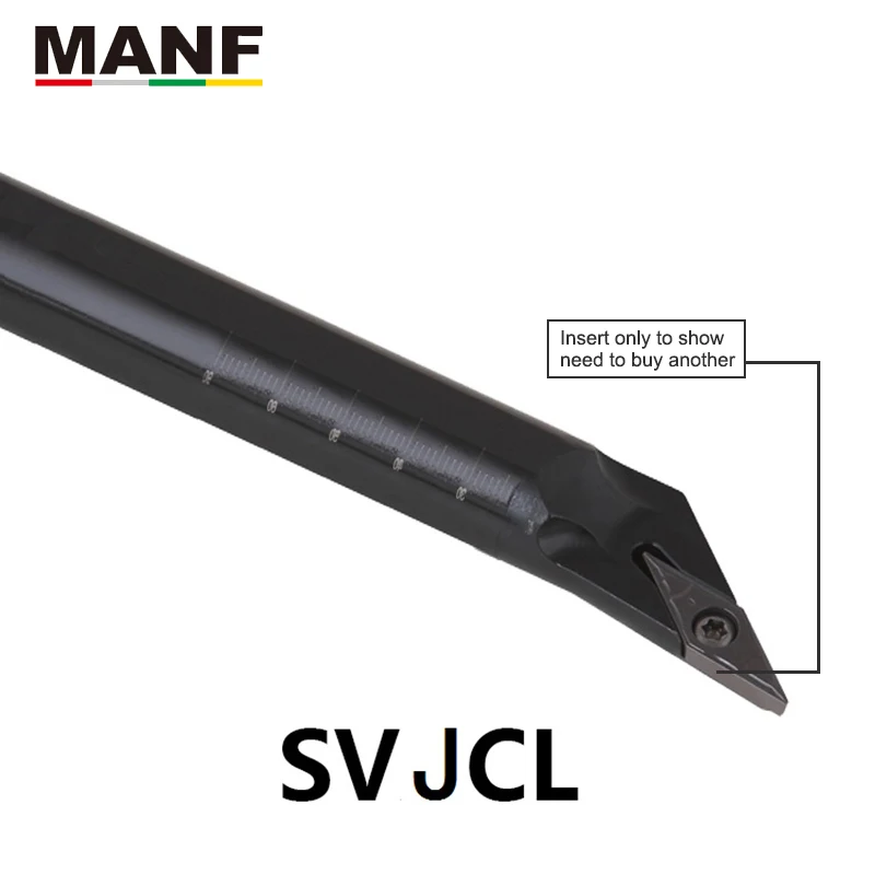 MANF держатель токарного инструмента 20 мм S25R-SVJCR16 токарный винт с ЧПУ Токарный резак внутренний токарный станок сверлильный станок токарный инструмент для VCGX