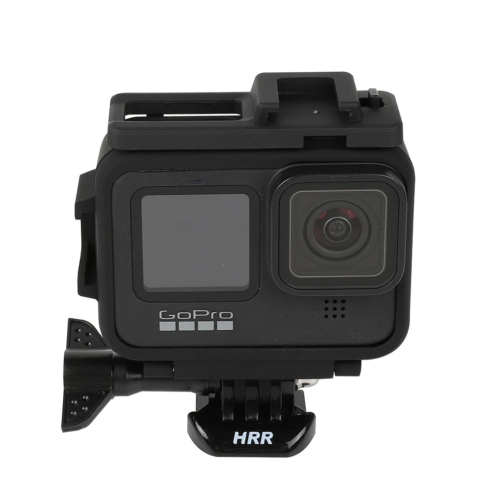 

Чехол с рамкой для GoPro Hero 11 10 9 черный защитный чехол с креплением на Холодный башмак чехол для Go Pro 10 9 Аксессуары для экшн-камеры
