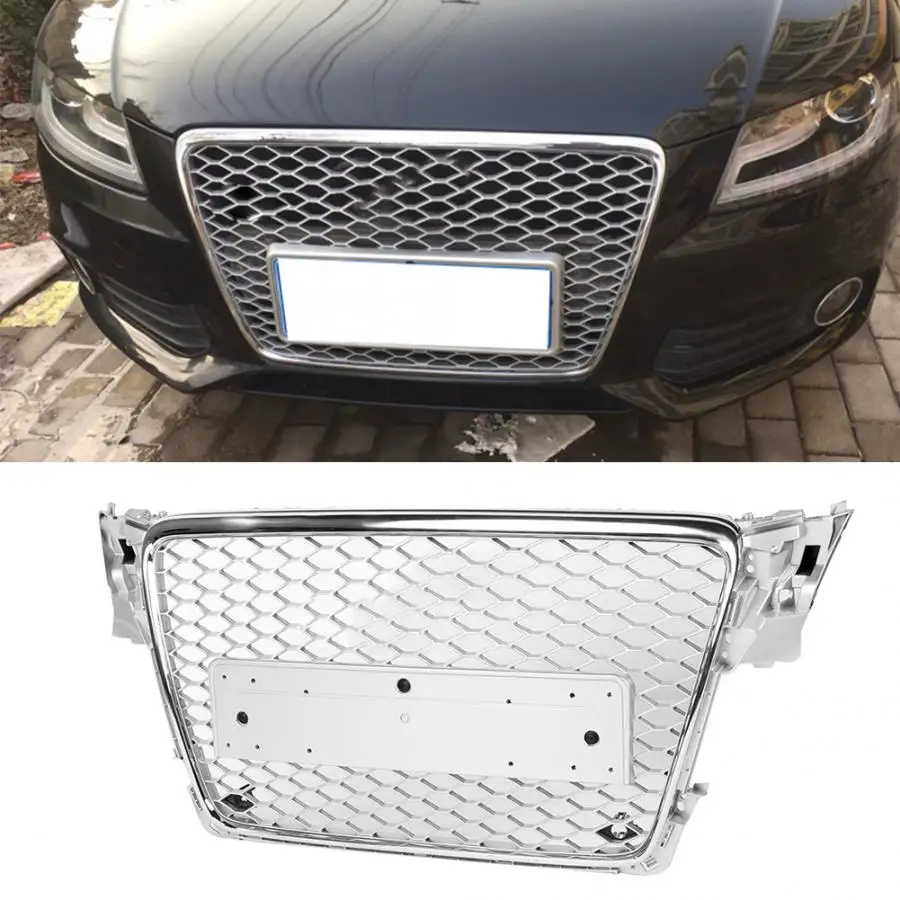 Модификация автомобиля передний бампер решетка гриль Подходит для Audi A4/S4 B8 2009 2010