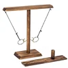 Adult Table Games Wooden Ring Toss Game Drinking Game Toy Toss Hook Board Montessori Toys For Children Adults Party Brain Game 1