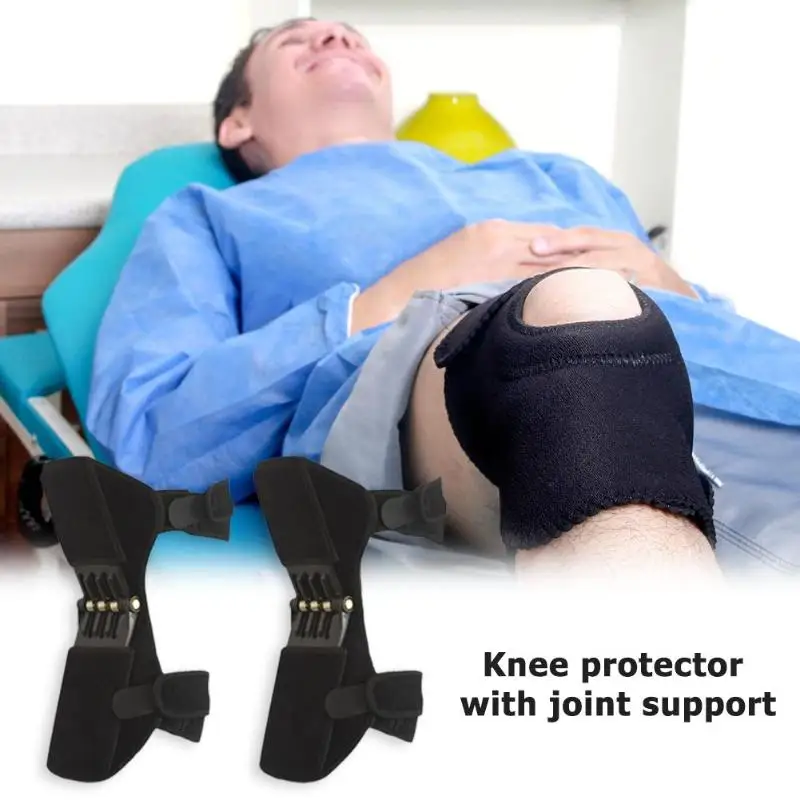 Hot Sale Knee Pads Delicate Design 2pcs Non-slip Knee Pads Power Lift Joint Brace Rebound Spring Force Stabilizer