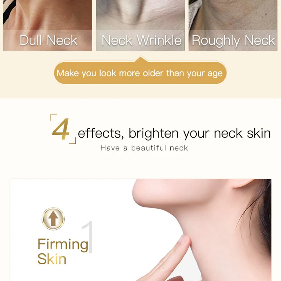 100g Anti Aging Neck Cream Anti Wrinkle Melanin Skin Care Whitening Nourishing Best Neck Mask Tighten Neck Lift Neck Firming