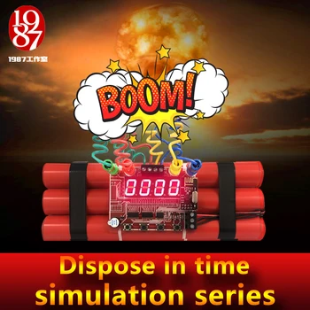 

JXKJ1987 adventure room escape game prop dispose in time simulation series take away correct wire to stop countdown and lock