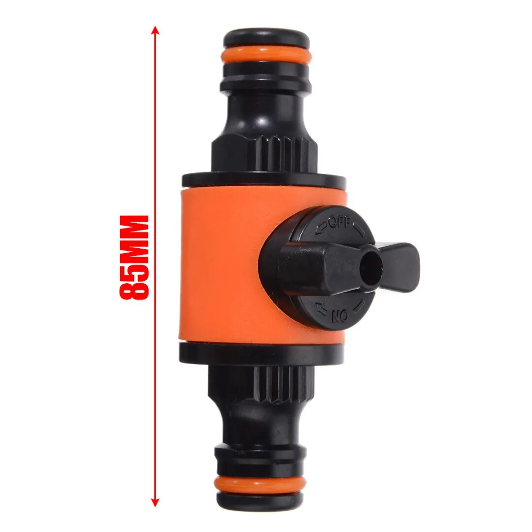 1/2 Inch Garden Hose Pipe In line Tap Shut Off Valve Fitting Watering Irrigation Connectors