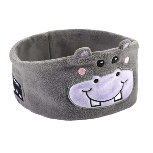 Hippo JINSERTA милые детские Bluetooth наушники маска для сна Bluetooth 5,0 стерео музыкальный плеер Поддержка громкой связи Мягкая повязка на голову для телефона - Цвет: Hippo