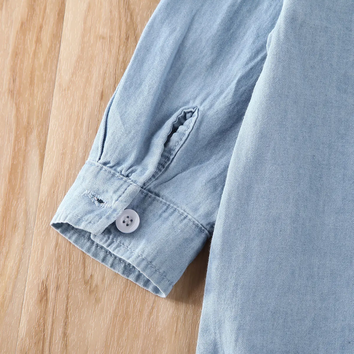 Весенне-осенняя одежда для малышей джинсовый комбинезон с длинными рукавами для новорожденных девочек и мальчиков, однотонные комбинезоны