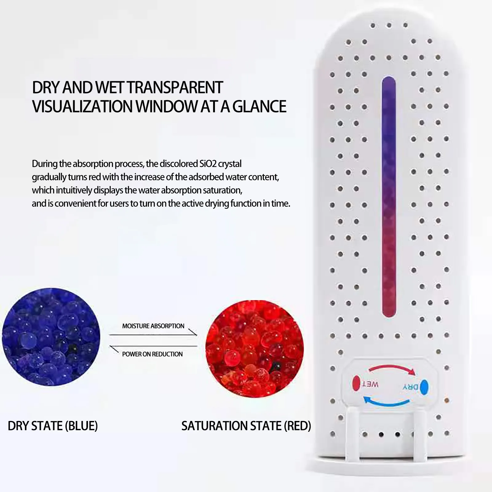 Household Dehumidifier Air Dryer LED Screen Smart Touch 24 Hour Timer  Bedroom Basement Moisture Absorber - AliExpress