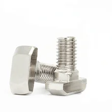 2/5/10PCS M5 M6 M8 T Hammer Head T Bolt Aluminum Connector T head bolts Screws for 20/30/40/45 Aluminum Profiles