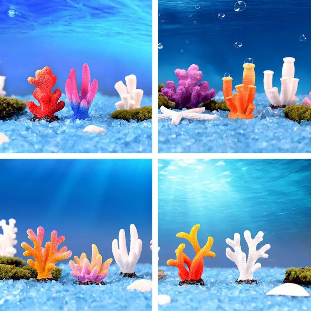 1 шт. красочные аквариумные украшения из кораллов для аквариума, искусственные кораллы для аквариума, украшения для аквариума