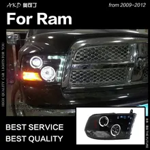 АКД Автомобиль Стайлинг фара для Dodge Ram фара 2009-2012 Ram 1500 Suv светодиодный фонарь DRL Hid Биксеноновые линзы авто аксессуары