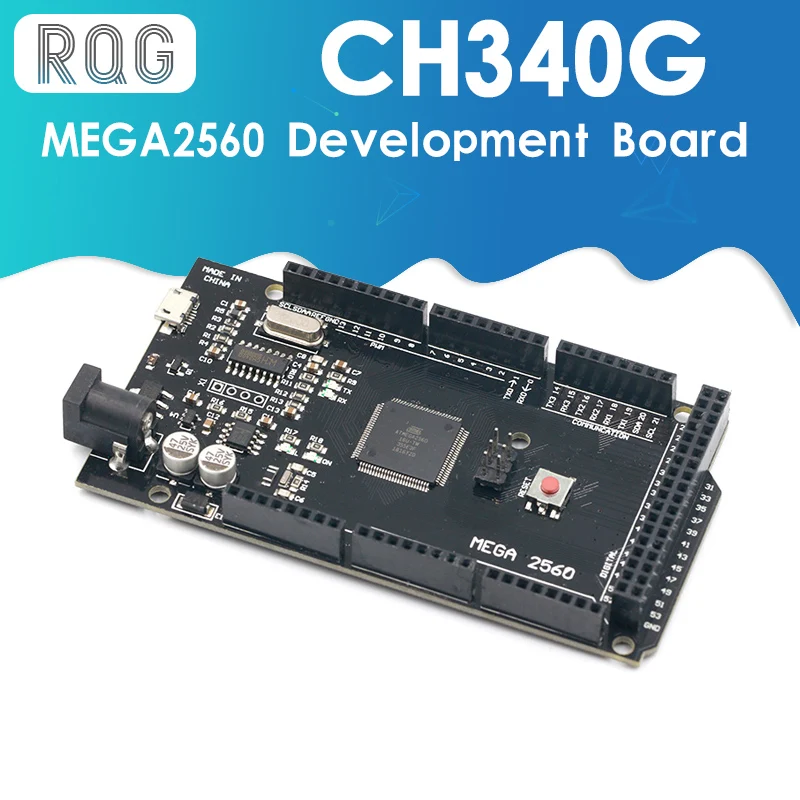 Робот Mega 2560 R3 для MEGA2560 CH340G/ATmega2560-16AU MicroUSB. С Загрузчиком arduino Tenstar | Инструменты