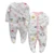 Baby Girls Sleepers Пижамы Младенцы Новорожденные Мальчики Комбинезоны 2 шт./лот Младенческий Sleepsuit Пижамы 0 3 6 9 12 Месяцев Детская Одежда